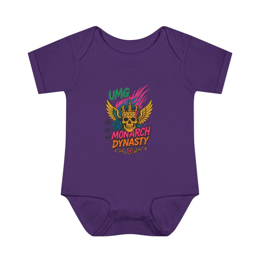 UMG Monarch Dynasty Crest Skull Graphic Oversized Tee - Unisex Infant Bodysuit