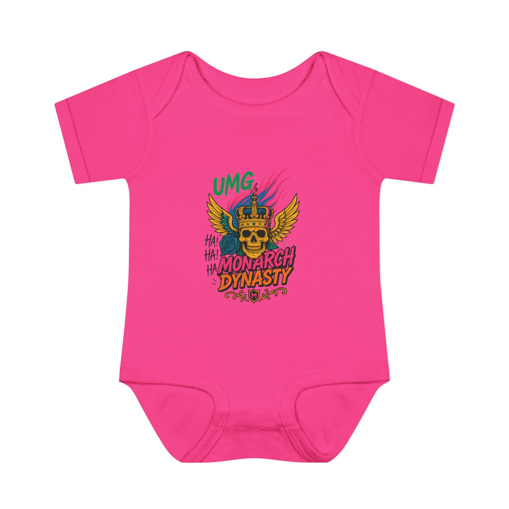 UMG Monarch Dynasty Crest Skull Graphic Oversized Tee - Unisex Infant Bodysuit